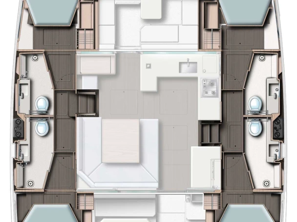 Charter a Leopard Catamarans / Robertson & Caine Leopard 45 in Belize City on Samboat