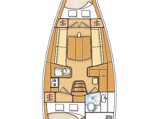 Hire Sailboat Bénéteau with a boat licence