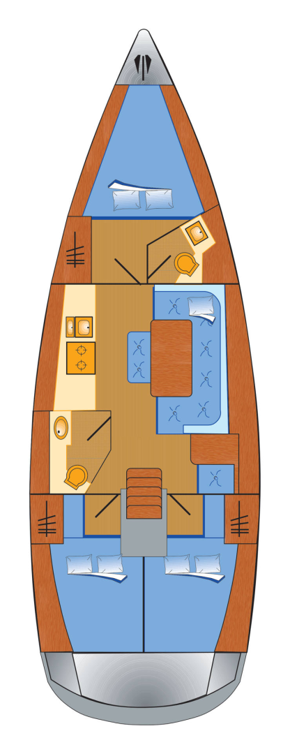 Sailboat hire in Heiligenhafen - Bavaria Cruiser 41S