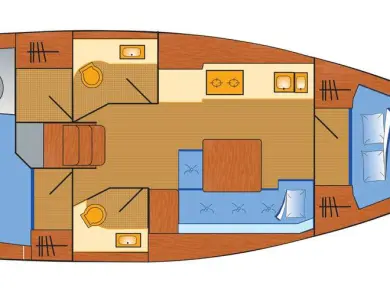 Sailboat hire in Barth - Dufour Dufour 382 Grand Large