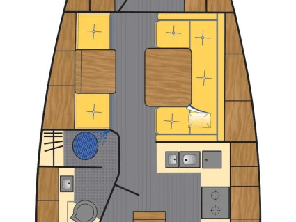 Yacht hire Heiligenhafen cheap Hanse 370