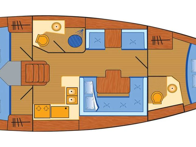 Yacht hire Barth cheap Sun Odyssey 409