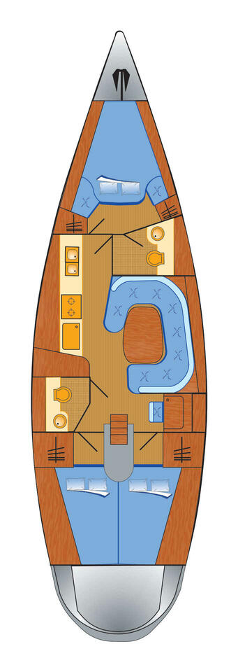 Hire Sailboat Bootsbau Rügen GmbH with a boat licence