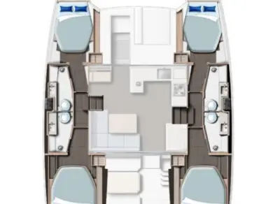 Hire Catamaran with or without skipper Leopard Catamarans / Robertson & Caine Procida