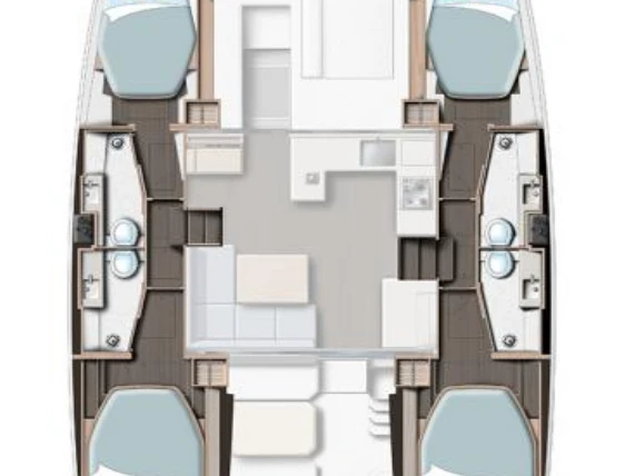 Yacht charter Procida - Leopard Catamarans / Robertson & Caine Leopard 42 - 4 cab. on SamBoat