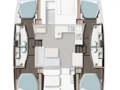 Yacht charter Procida - Leopard Catamarans / Robertson & Caine Leopard 42 - 4 cab. on SamBoat