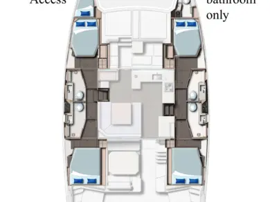 Yacht hire Cannigione cheap Leopard 45