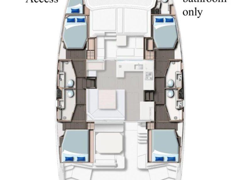 Catamaran hire in Procida - Leopard Catamarans / Robertson & Caine Leopard 45