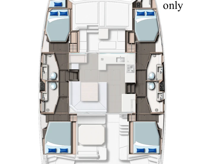 Charter a Leopard Catamarans / Robertson & Caine Leopard 45 in Cannigione on Samboat