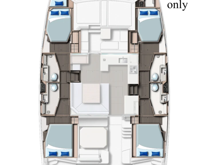 Hire Catamaran with or without skipper Leopard Catamarans / Robertson & Caine Procida