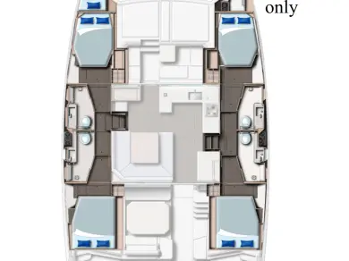 Hire Catamaran with or without skipper Leopard Catamarans / Robertson & Caine Procida