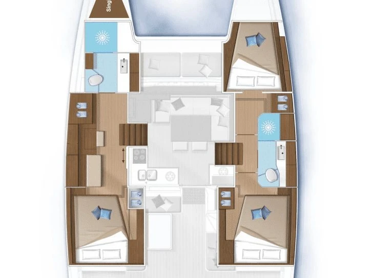 Yacht charter Road Town - Lagoon Lagoon 40 on SamBoat