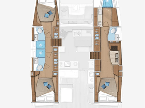 Yacht charter Road Town - Lagoon Lagoon 46 on SamBoat