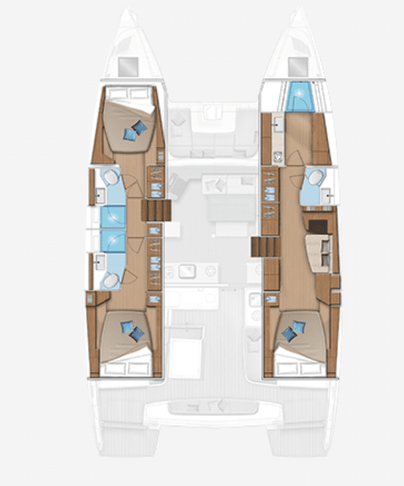 Yacht charter Road Town - Lagoon Lagoon 46 on SamBoat