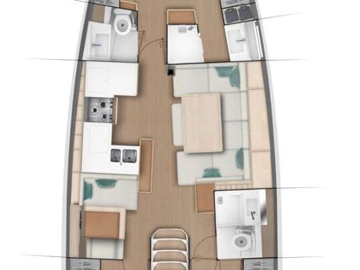 Hire Sailboat Jeanneau with a boat licence