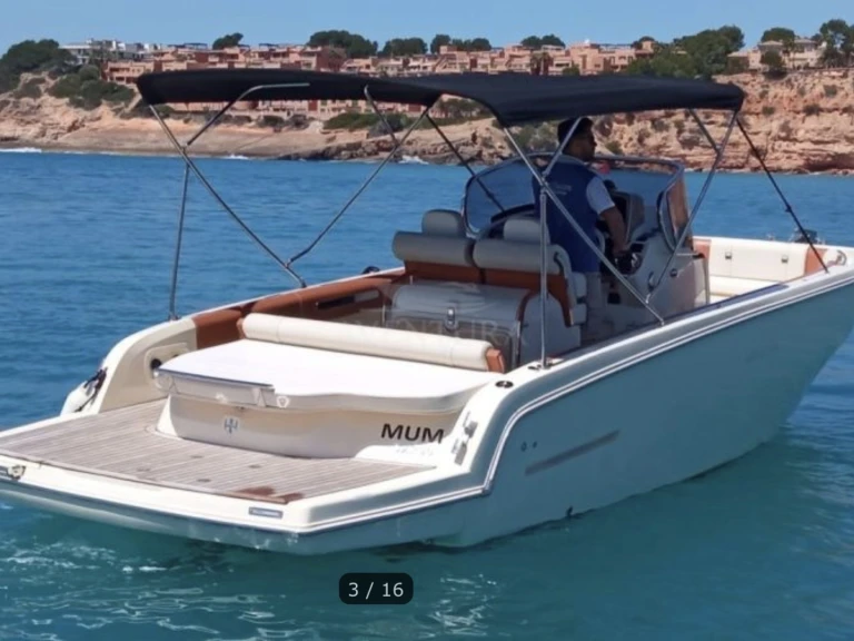Invictus  280 SX exclusiv charter bareboat or skippered in  Palma de Mallorca