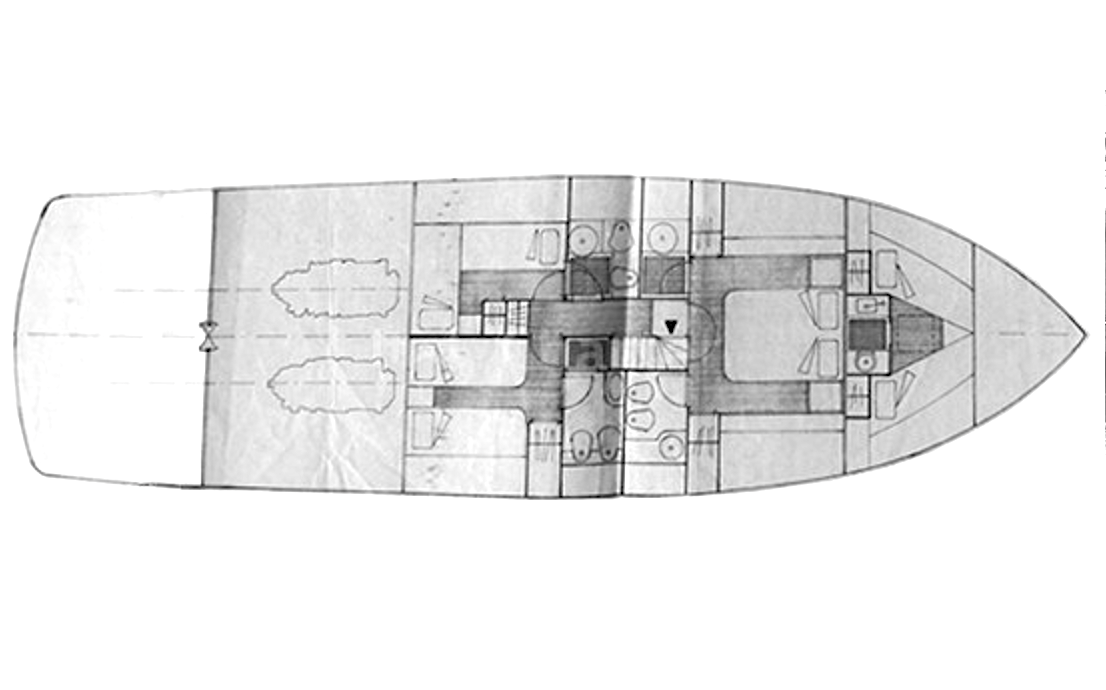 Hire Motorboat Ghibli with a boat licence