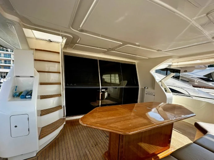 Fairline Ferretti 730 Fly charter bareboat or skippered in  Riposto