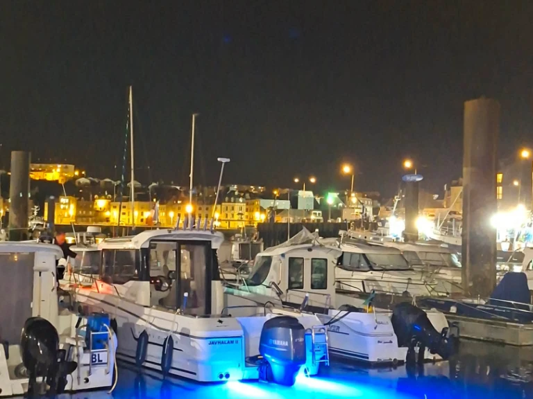 Jeanneau Merry Fisher 695 Marlin charter bareboat or skippered in  Dieppe