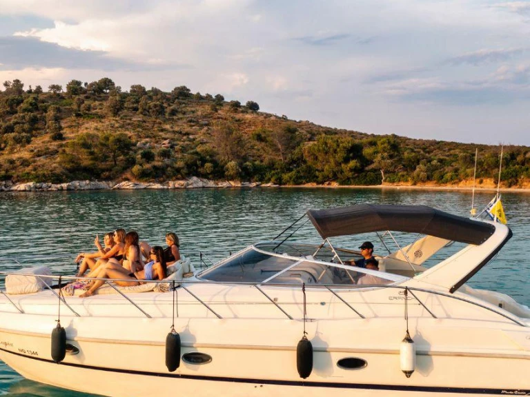 Cranchi Zaffiro 34 charter bareboat or skippered in  Vieux Port de Cannes