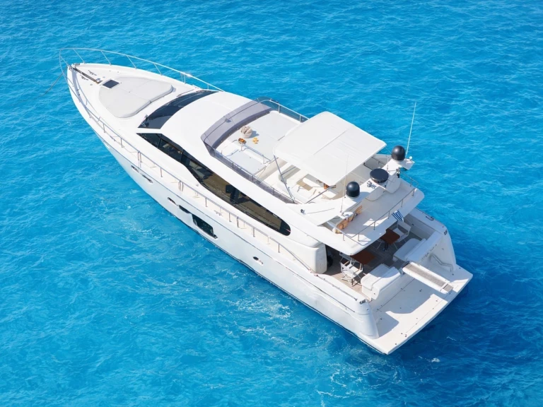 Ferretti ESCAPE charter bareboat or skippered in  Mykonos (Island)