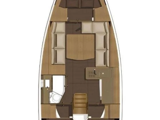 Dufour Dufour 382 Grand Large charter bareboat or skippered in  Biograd na Moru