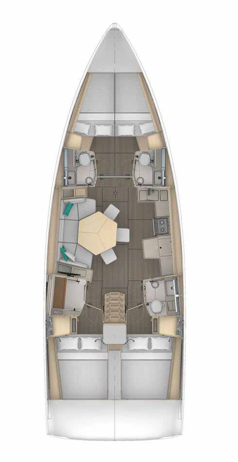 Sailboat hire in Trogir - Dufour Dufour 44