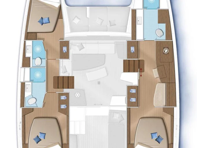 Yacht hire Šibenik cheap Lagoon 42