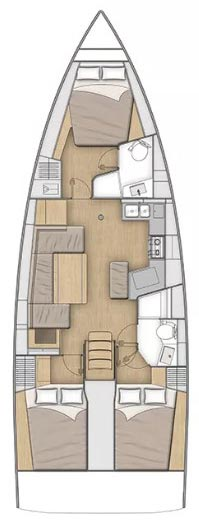 Bénéteau Oceanis 40.1 Electric charter bareboat or skippered in  Biograd na Moru