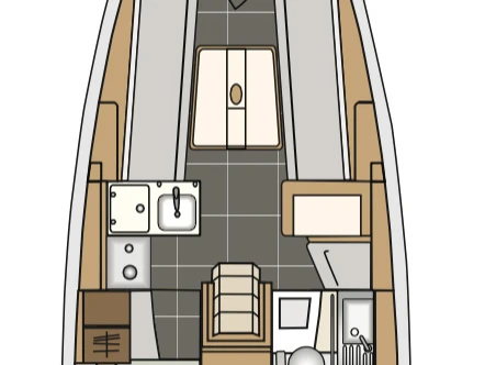 Elan Elan E3 charter bareboat or skippered in  Kaštela
