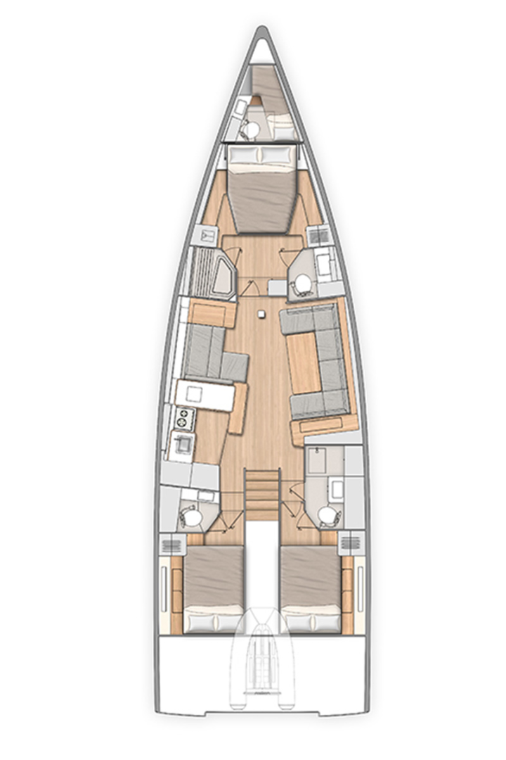 Yacht charter Road Town - Bénéteau Oceanis 54 on SamBoat