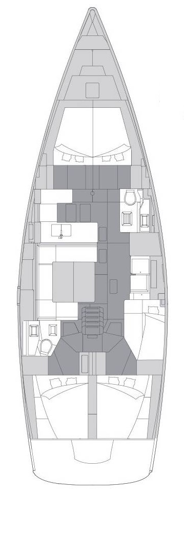 Yacht hire Kaštela cheap Impression 50.1