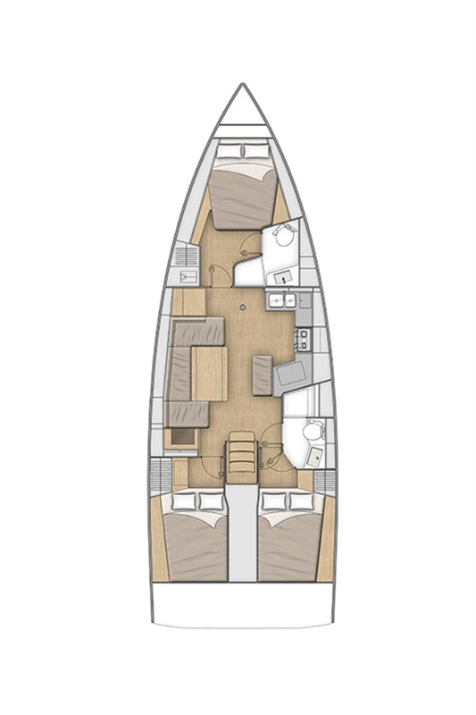 Sailboat to hire Lefkáda at the best price