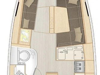 Hanse Hanse 388 charter bareboat or skippered in  Sukošan