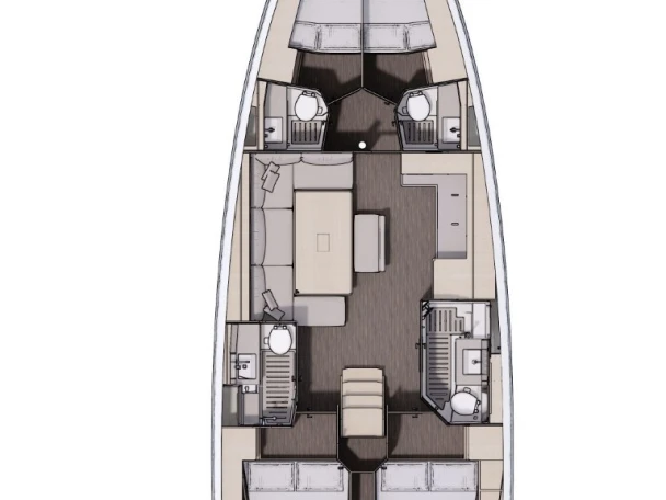 Hire Sailboat Dufour with a boat licence