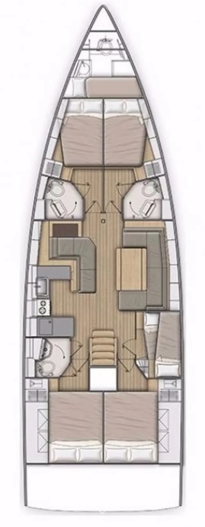 Yacht charter Lefkáda - Bénéteau Oceanis 51.1 on SamBoat