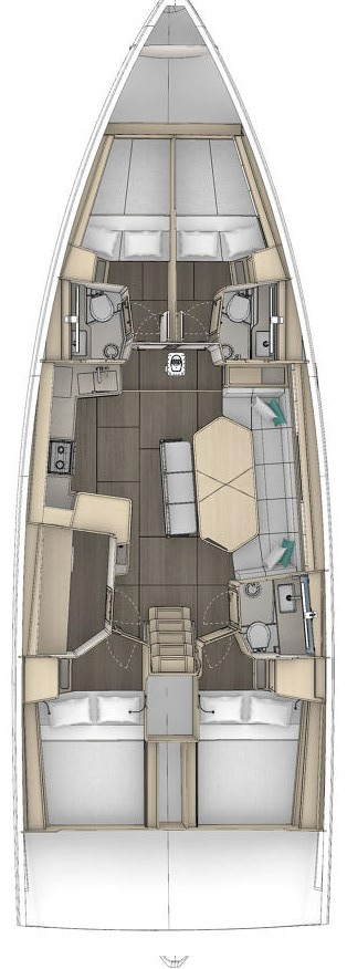 Hire Sailboat with or without skipper Dufour Sukošan