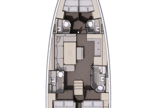 Dufour Dufour 470 charter bareboat or skippered in  Fethiye
