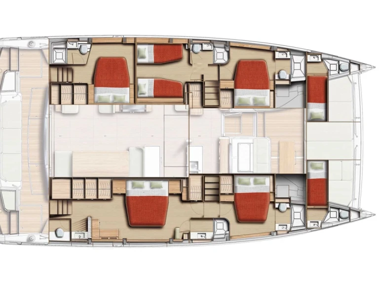 Catamaran hire in Kaštela - Bali Bali 5.8