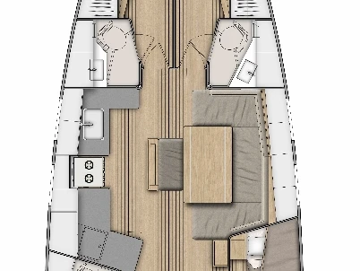 Hire Sailboat Bénéteau with a boat licence