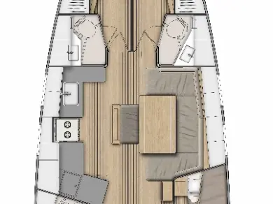 Hire Sailboat Bénéteau with a boat licence