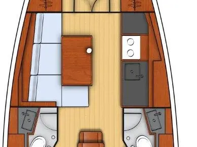 Yacht hire Sukošan cheap Oceanis 38