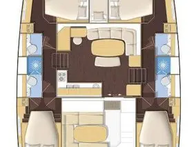 Charter a Lagoon Lagoon 420 in Alimos on Samboat