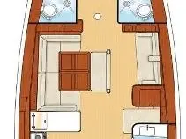 Yacht hire Alimos cheap Oceanis 54