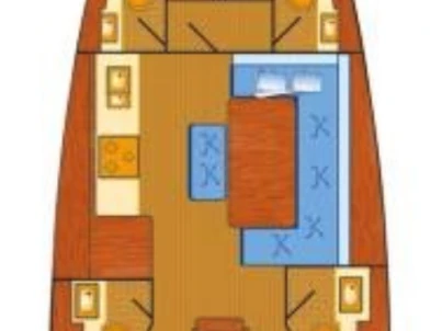 Dufour Dufour 460 Grand Large charter bareboat or skippered in  Kaštela