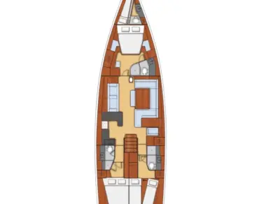 Bénéteau Oceanis 60 charter bareboat or skippered in  Kaštela