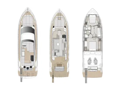 Yacht charter Sukošan - Ferretti Ferretti Yachts 500 - 3 + 1 cab on SamBoat