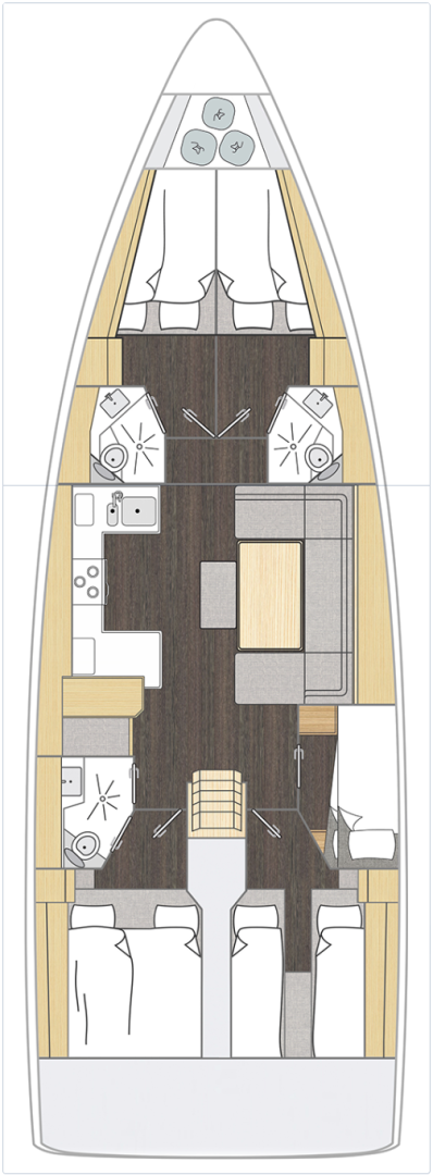 Yacht charter Šibenik - Bavaria Bavaria C46 on SamBoat