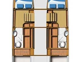 Yacht hire Le Marin cheap Aquila 36