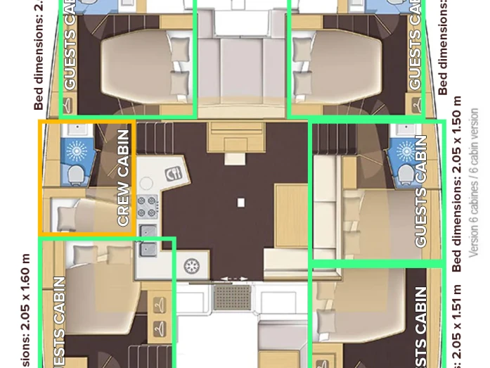 Catamaran to hire Kaštela at the best price